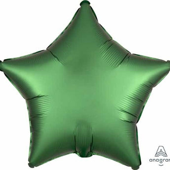 Ballon Mylar 18Po - Étoile Satin - Vert Émeraude Party Shop