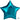 Anagram - Ballon Mylar 18Po- Etoile Turquoise - Party Shop