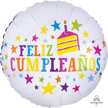 Ballon Mylar 18Po - Feliz Cumpleanos Party Shop