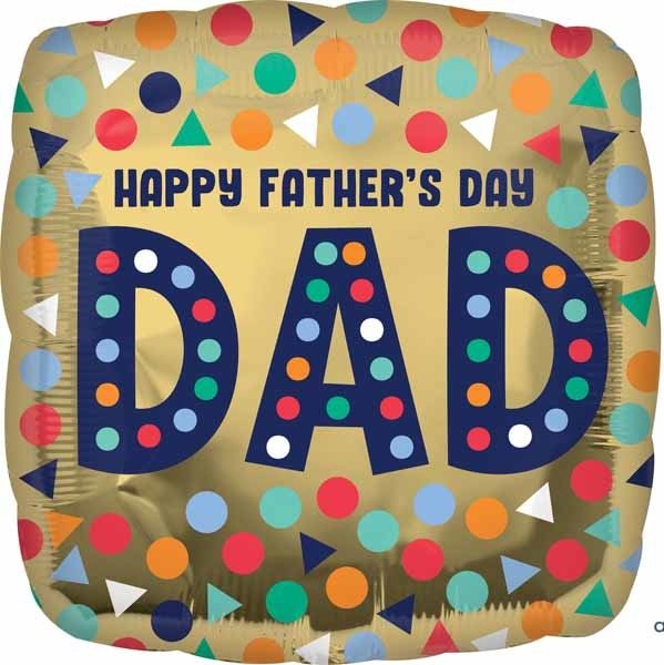 Ballon Mylar 18Po - Fête Des Pères (Happy Father'S Day Dad) Party Shop