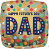 Anagram - Ballon Mylar 18Po - Fête Des Pères (Happy Father'S Day Dad) - Party Shop