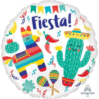 Ballon Mylar 18Po - Fiesta Cactus Et Pinata Party Shop