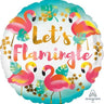 Anagram - Ballon Mylar 18Po - Flamant Rose (Let'S Flamingle) - Party Shop