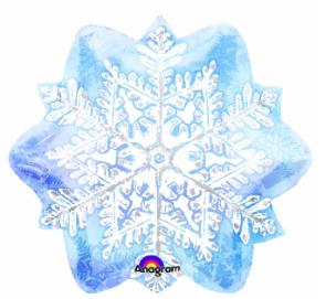 Ballon Mylar 18Po - Flocon De Neige Party Shop