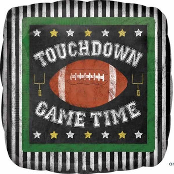 Ballon Mylar 18Po - Football Touchdown Game Time Party Shop