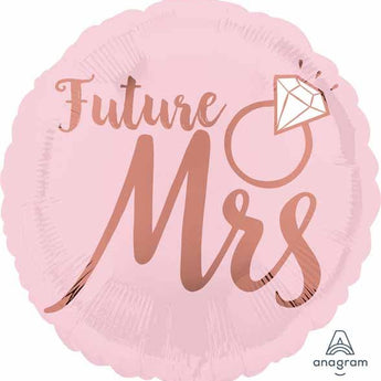 Ballon Mylar 18Po - Future Mrs - She Said Yes Party Shop