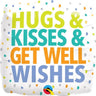 Qualatex - Ballon Mylar 18Po - Get Well - Party Shop