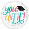 Anagram - Ballon Mylar 18Po - Graduation (Pastel) - Party Shop