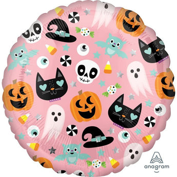 Ballon Mylar 18Po - Halloween Rose Party Shop