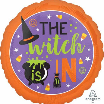 Ballon Mylar 18Po - Halloween (The Witch Is In) Party Shop