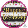 Anagram - Ballon Mylar 18Po - Happy Birthday - Party Shop