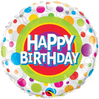 Ballon Mylar 18Po - Happy Birthday Party Shop