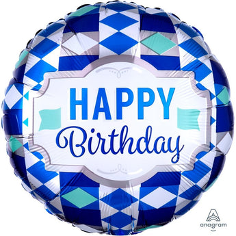 Ballon Mylar 18Po - Happy Birthday Party Shop