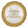 Anagram - Ballon Mylar 18Po - Happy Birthday Avec Motifs Confettis Pastel - Party Shop