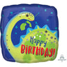 Anagram - Ballon Mylar 18Po - Happy Birthday Dinosaure - Party Shop