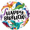 BLC - Ballon Mylar 18Po - Happy Birthday Dinosaure - Party Shop