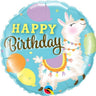 Anagram - Ballon Mylar 18Po - Happy Birthday Lamas - Party Shop