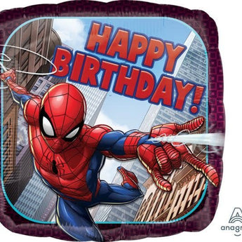 Ballon Mylar 18Po - Happy Birthday Spider - Man Party Shop