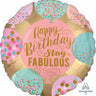 Anagram - Ballon Mylar 18Po - Happy Birthday - Stay Fabulous - Party Shop