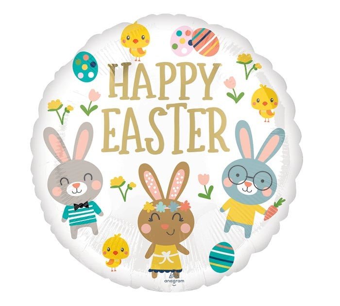 Ballon Mylar 18Po - Happy Easter Party Shop