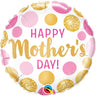 Qualatex - Ballon Mylar 18Po - Happy Mother'S Day - Party Shop