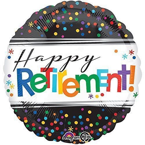 Ballon Mylar 18Po - Happy Retirement Party Shop