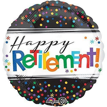 Ballon Mylar 18Po - Happy Retirement Party Shop