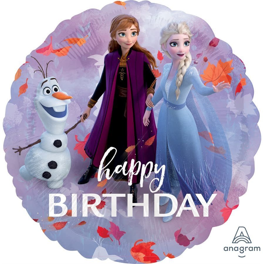 Ballon Mylar 18Po - La Reine Des Neiges - Happy Birthday Party Shop