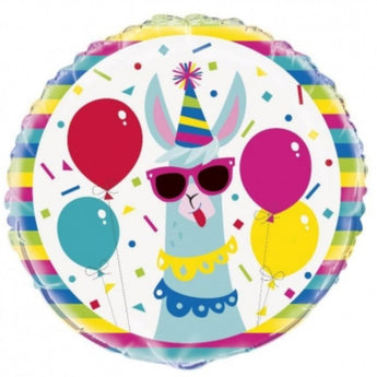 Ballon Mylar 18Po - Lama En Fête - Party Shop