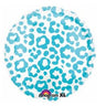 Anagram - Ballon Mylar 18Po - Leopard Bleu - Party Shop
