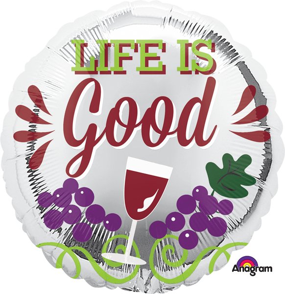 Ballon Mylar 18Po - Life Is Good Party Shop