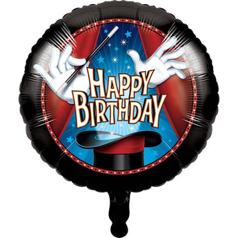 Ballon Mylar 18Po - Magicien Happy Birthday Party Shop