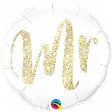 Ballon Mylar 18Po - Mariage (Mr) Party Shop