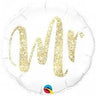 Qualatex - Ballon Mylar 18Po - Mariage (Mr) - Party Shop