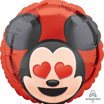 Ballon Mylar 18Po Mickey Mouse Coeur Party Shop