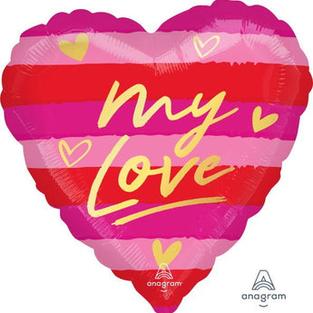 Ballon Mylar 18Po - My Love Coeur Party Shop