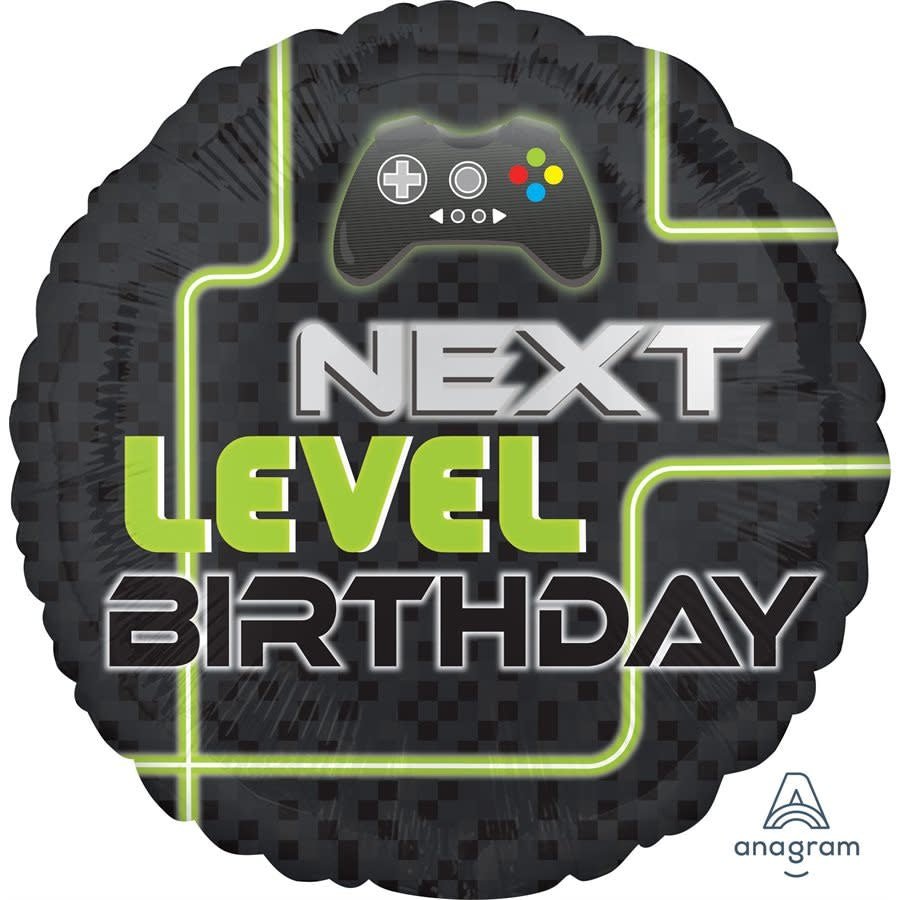 Ballon Mylar 18Po - Next Level Birthday Party Shop