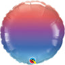 Qualatex - Ballon Mylar 18Po - Ombré Froid - Party Shop