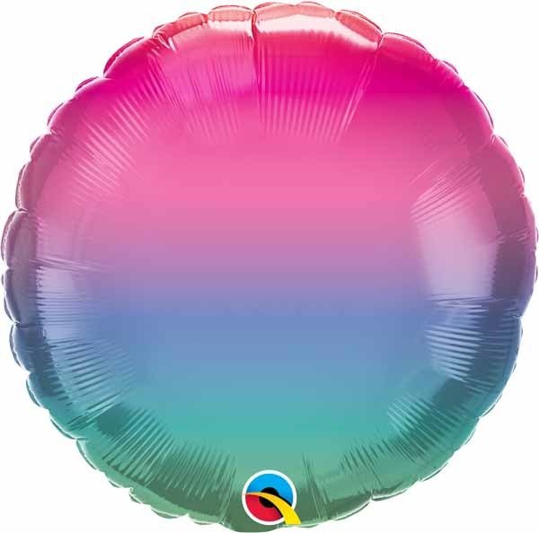 Ballon Mylar 18Po - Ombré Vert Rose Party Shop