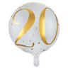 Santex - Ballon Mylar 18Po Or - 20 Ans - Party Shop