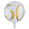 Santex - Ballon Mylar 18Po Or - 50 Ans - Party Shop