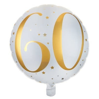 Ballon Mylar 18Po Or - 60 Ans - Party Shop