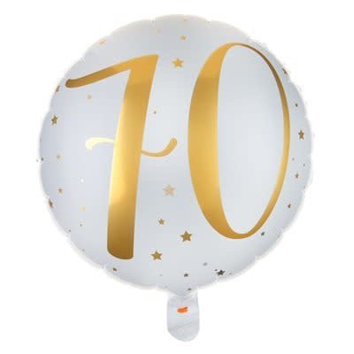 Ballon Mylar 18Po Or - 70 Ans Party Shop