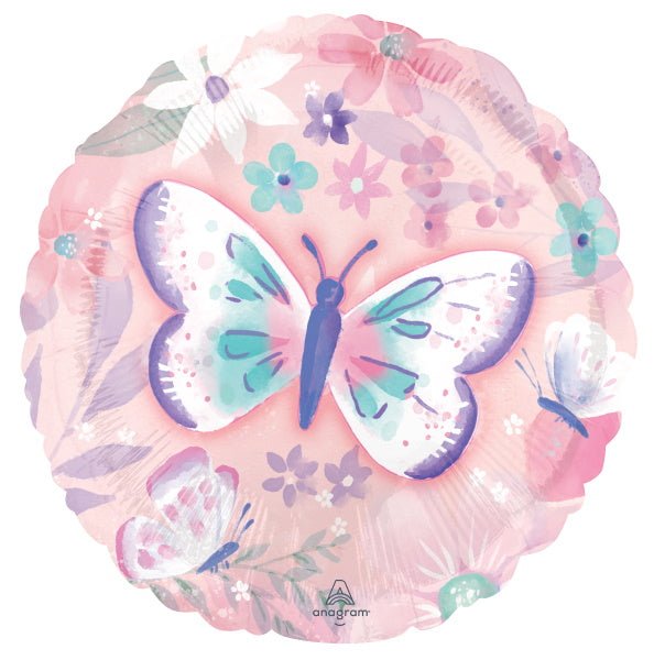 Ballon Mylar 18Po - Papillon Pastel Party Shop