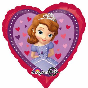 Ballon Mylar 18Po - Princesse Sofia Coeur Party Shop