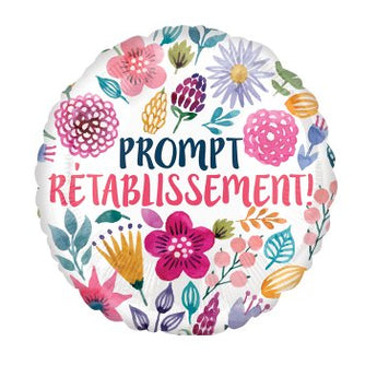 Ballon Mylar 18Po - Prompt Rétablissement Party Shop