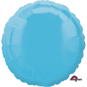 Ballon Mylar 18Po - Rond - Bleu Caraibe Party Shop