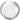 Qualatex - Ballon Mylar 18Po Rond Chrome -  Argent - Party Shop