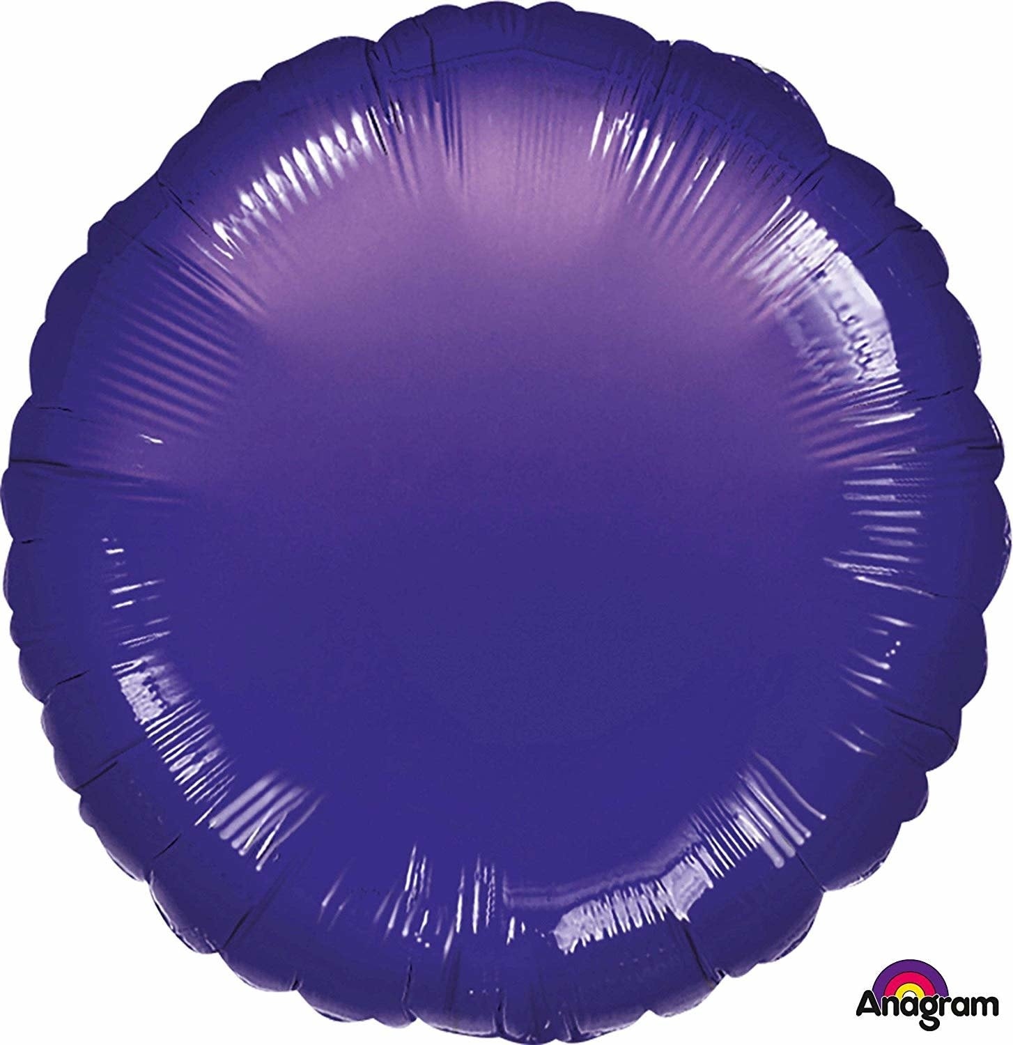 Ballon Mylar 18Po - Rond - Mauve Party Shop