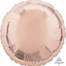 Anagram - Ballon Mylar 18Po Rond - Rose Gold - Party Shop